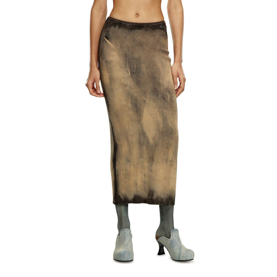 Women M-Delma Skirt - Sand Beige