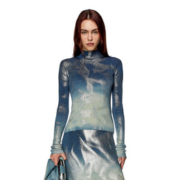 Women M-Ileen Knitwear - Faded Denim