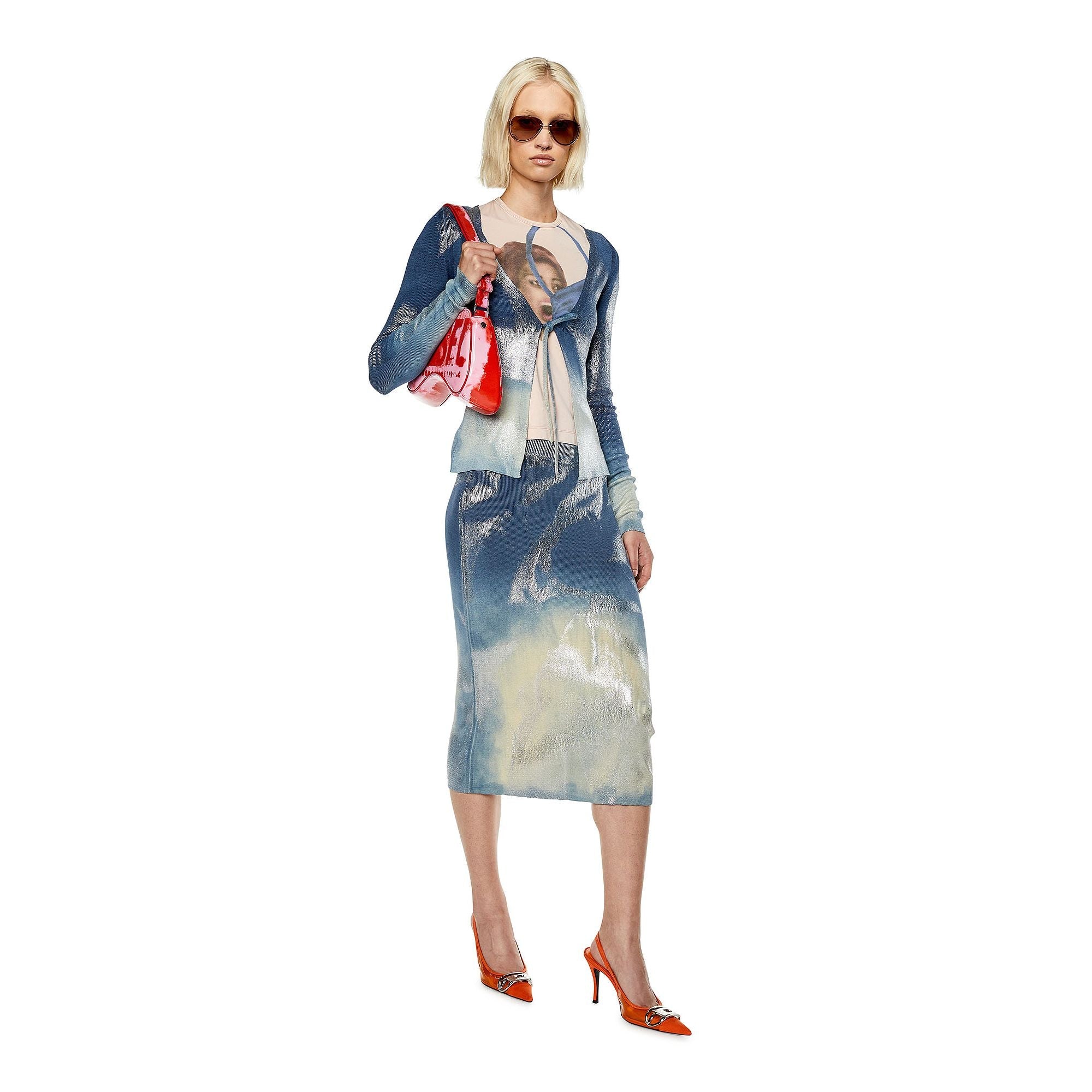 Women M-Isolde Knitwear - Blue Multi