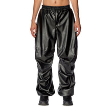 Men P-Marty-Lth Trousers - Black