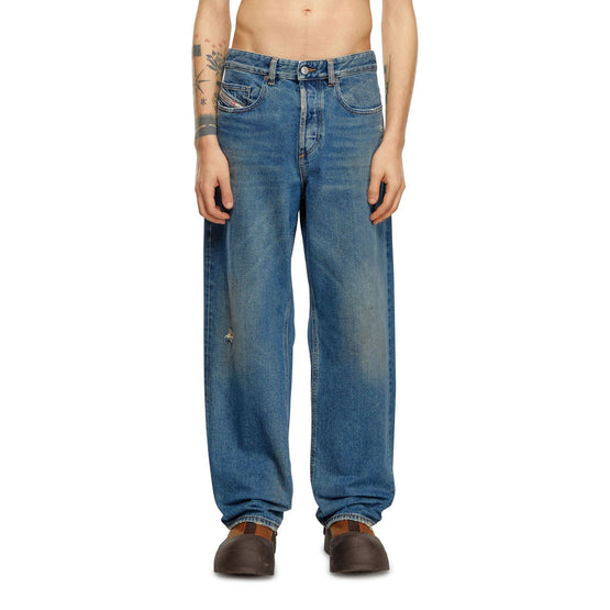 Men 2001 D-Macro L.30 Trousers - Navy