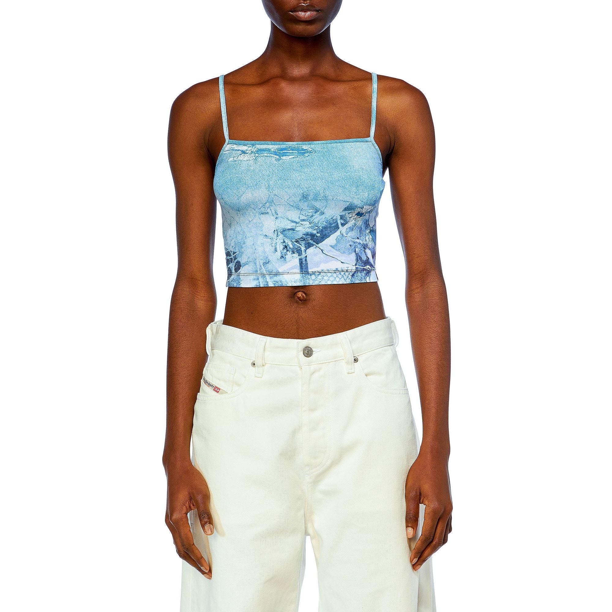Women T-Halsy Top - Blue
