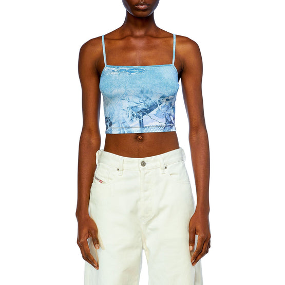 Women T-Halsy Top - Blue
