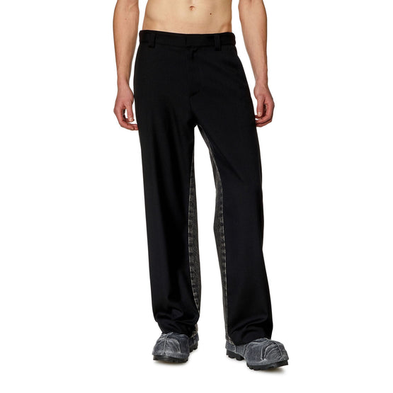 Men P-Wire-A Trousers - Black
