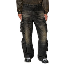 Men D-Fish-Cargo-S Trousers - Navy