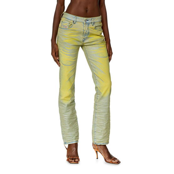 Women 1989 D-Mine-S Trousers - Yellow Blue