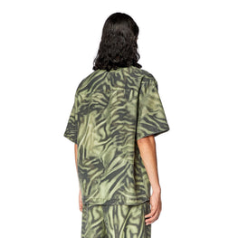Men S-Sam-Zebra Shirt - Khaki