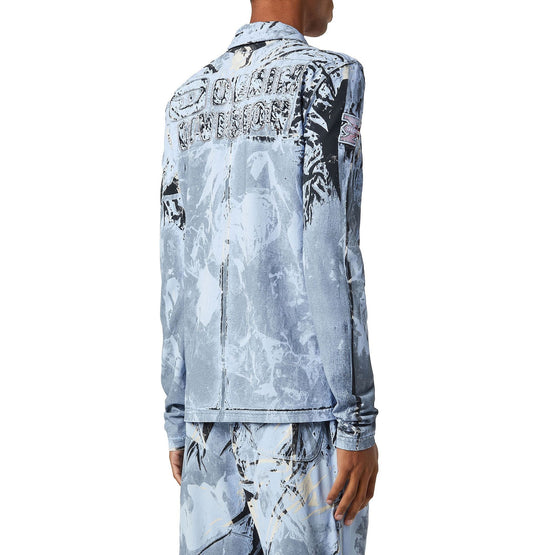 Men S-Corse-P1 Shirt - Light Grey