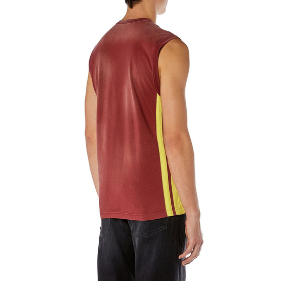 Men T-Bisco-Stripe Top - Red
