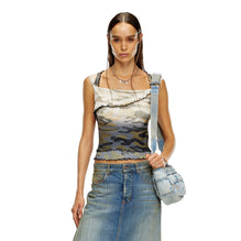 Women T-Janet Top - Grey Multi