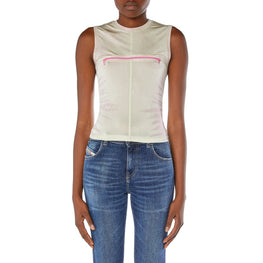 Women T-Vezzy Top - Ivory Multi