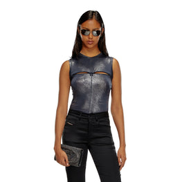 Women T-Vezzy Top - Dark Grey