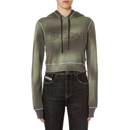 Women F-Slimmy-Hood-P1 Sweat-Shirt - Olive
