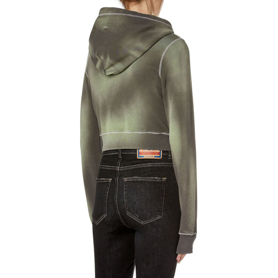 Women F-Slimmy-Hood-P1 Sweat-Shirt - Olive