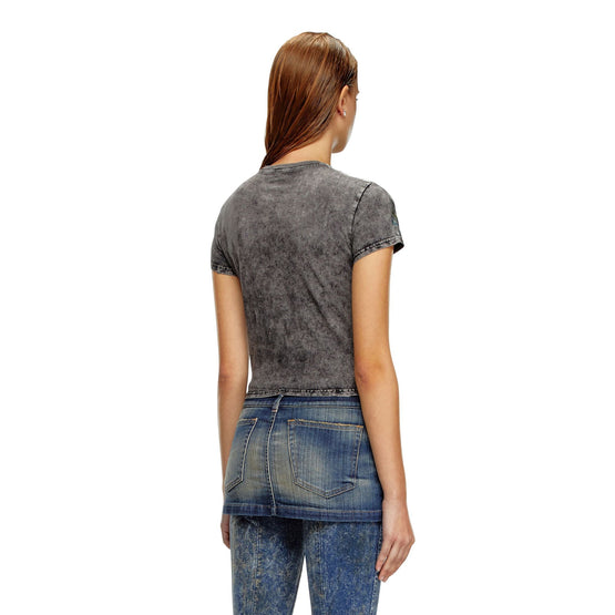 Women T-Uncutie-Long-Foil Tank Top - Multi