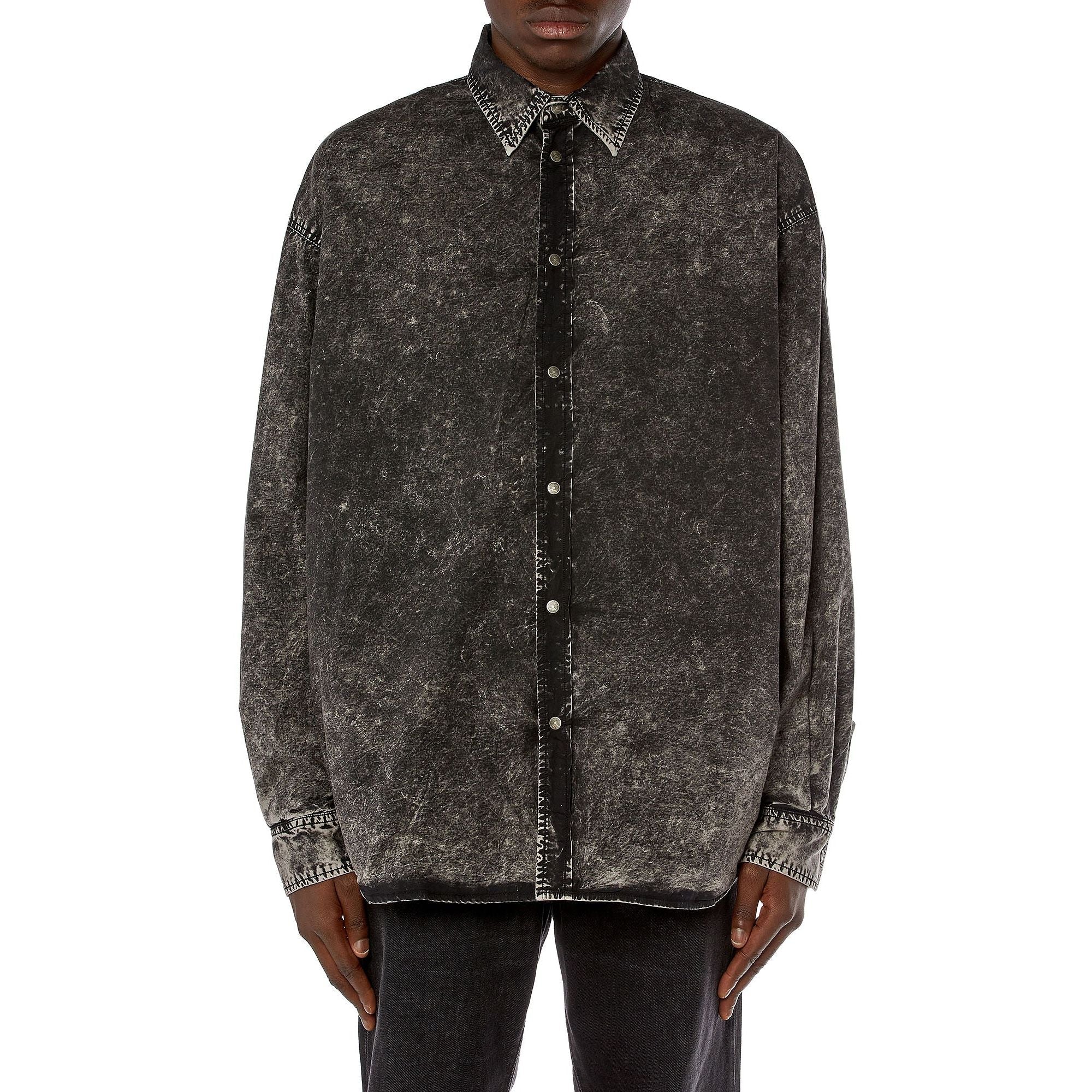 Men S-Veken Shirt - Black
