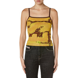 Women T-Hop-P1 Top - Dark Beige
