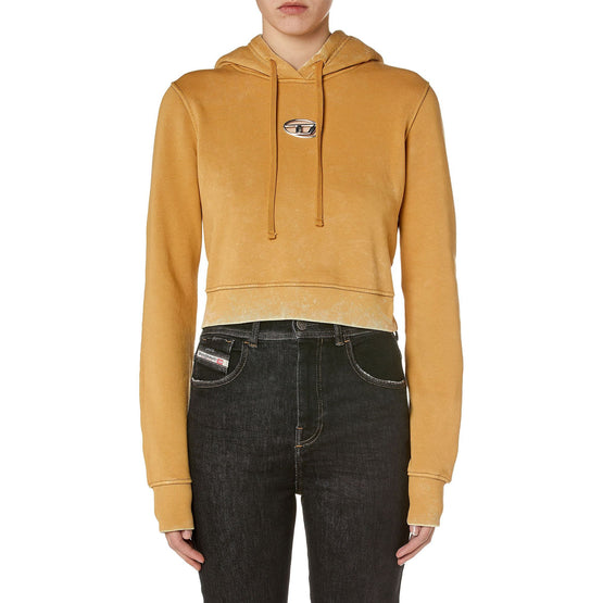 Women F-Slimmy-Hood-P5 Sweat-Shirt - Dark Beige