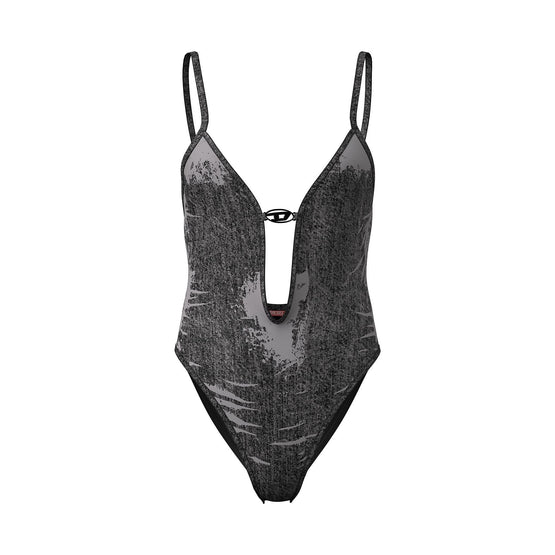 Women Bfsw-Denim-Body Swimsuit - Black