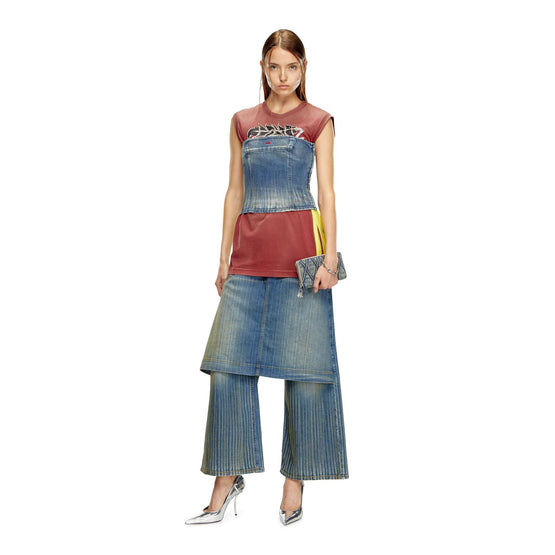 Women D-Syren-J-S Trousers - Blue