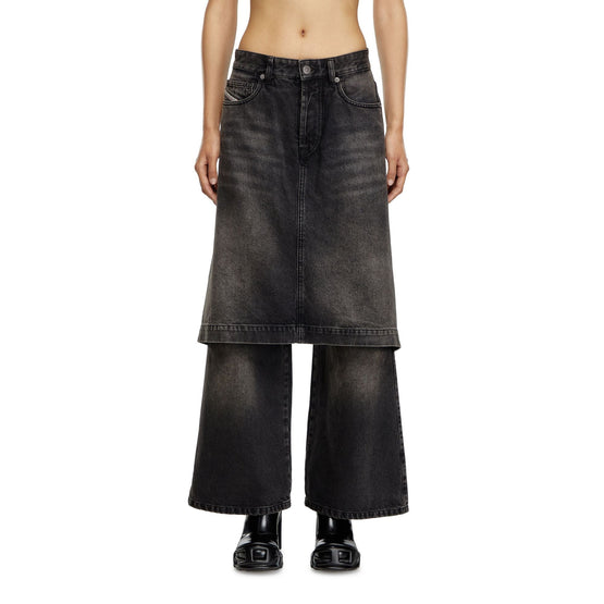 Women D-Syren-J-S Trousers - Charcoal