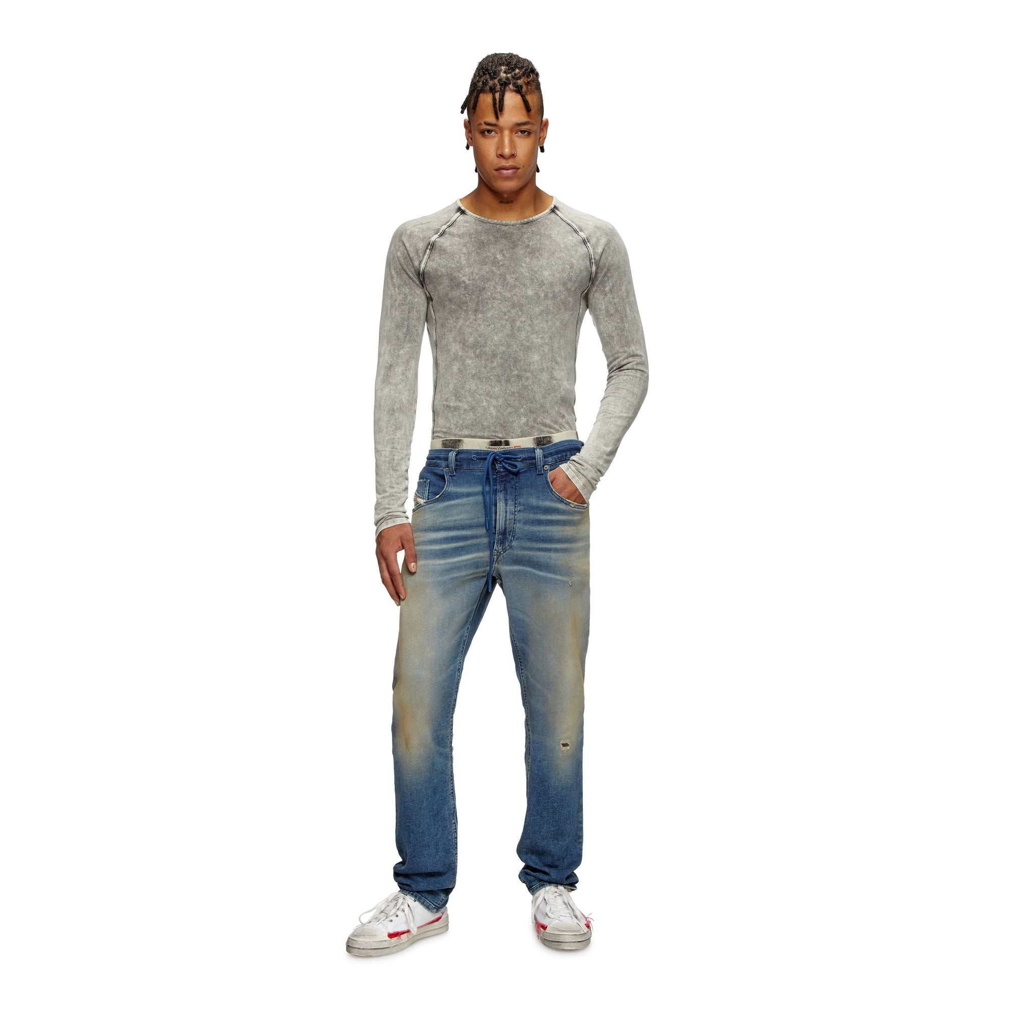 Men 2032 D-Krooley-B Jogg Sweat Jeans - Blue