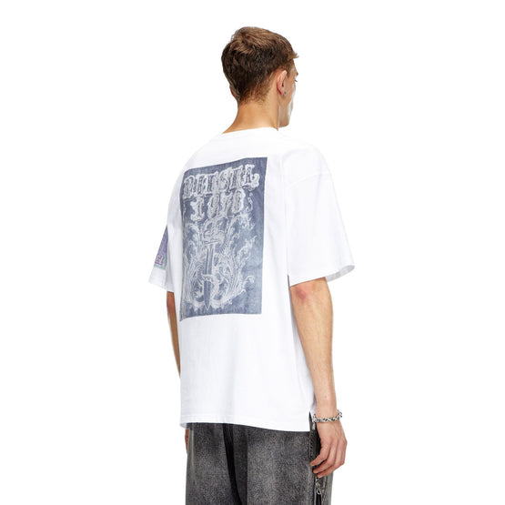 Men T-Boxt-Slits-Q10 T-Shirt - Bright White