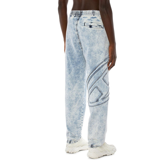 Men D-Lab-S2 Track Sweat Jeans - Blue