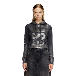 Women F-Slimmy-Hood-P6 Sweat-Shirt - Caviar