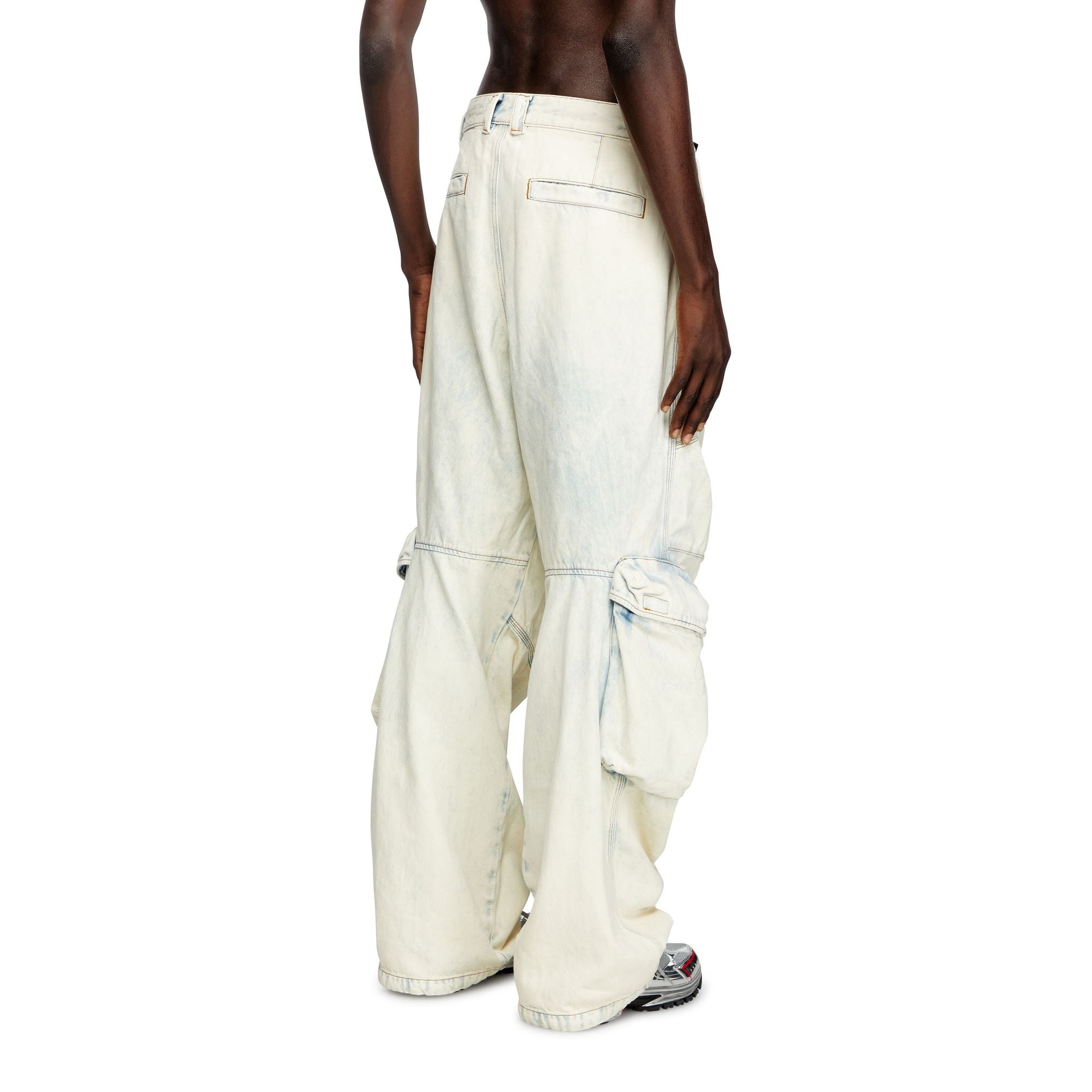 Men D-Arne-S Trousers - Blue White