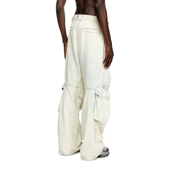 Men D-Arne-S Trousers - Blue White