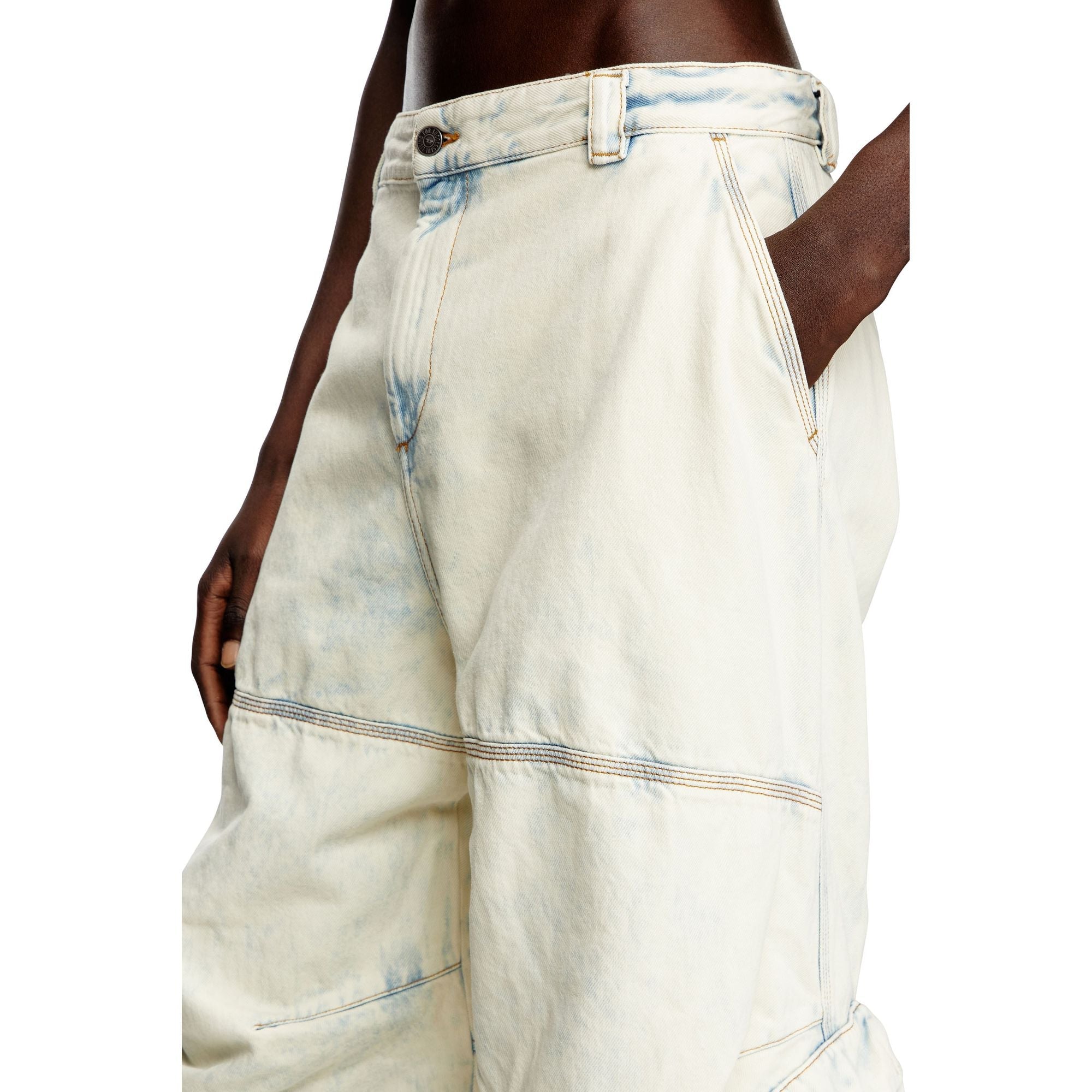 Men D-Arne-S Trousers - Blue White