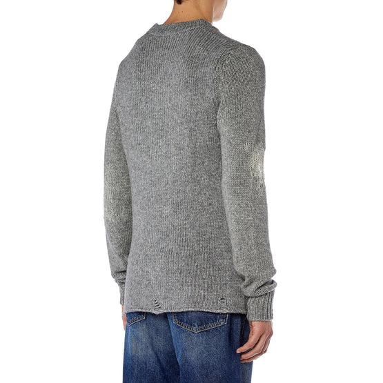 Men K-Norman Knitwear - Dark Grey Melange