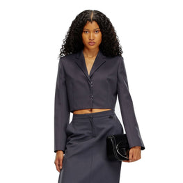 Women G-Milla-P1 Jacket - Dark Grey Melange