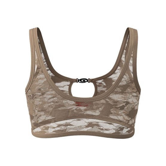 Women Ufsb-D-Oval-Lace-Bralette Bra - Cuban Sand