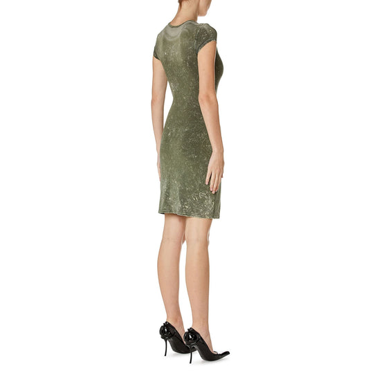 Women D-Angiel-P1 Dress - Dark Grey Melange