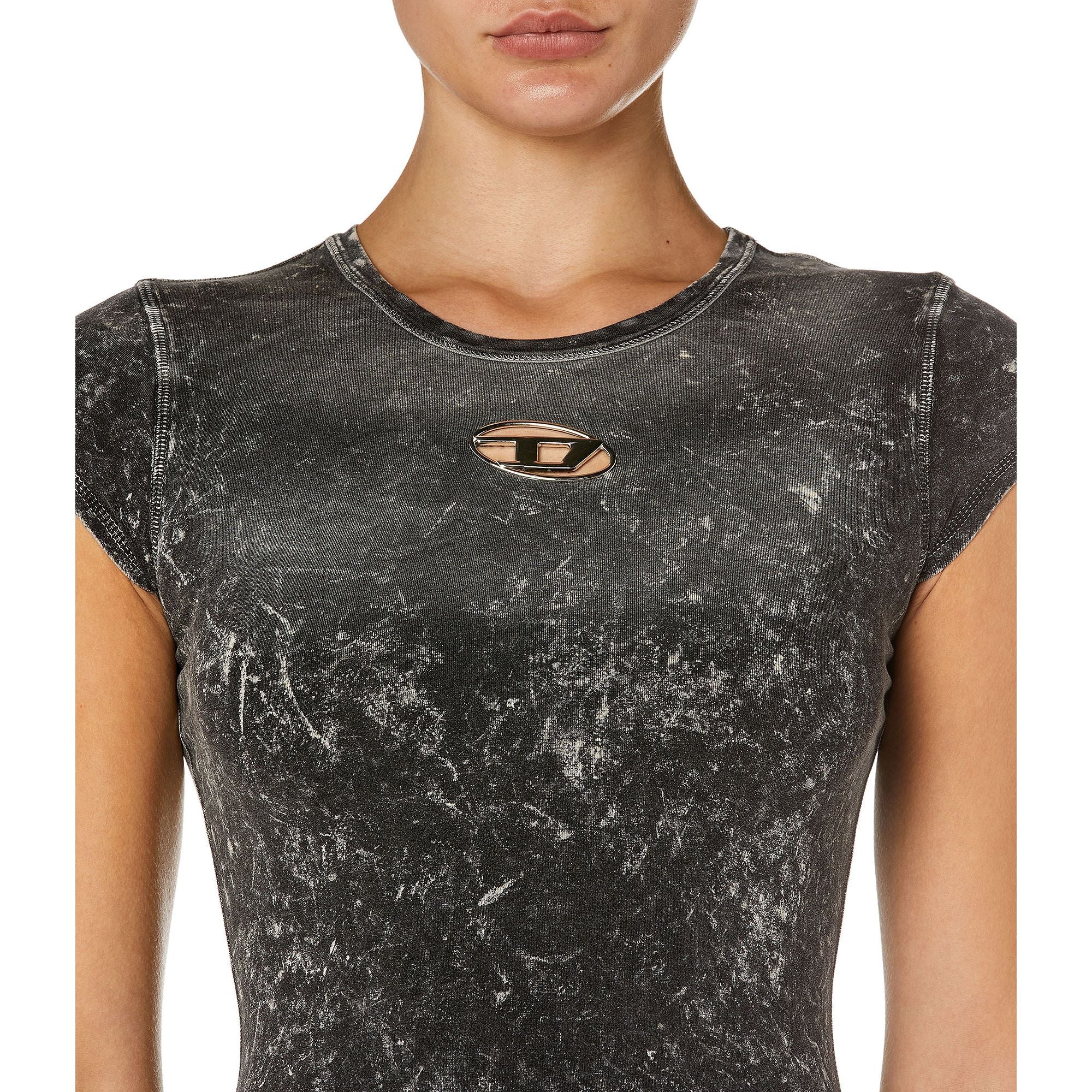 Women D-Angiel-P1 Dress - Black