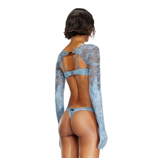 Women Lace-Bolero Tank Top - Flint Stone