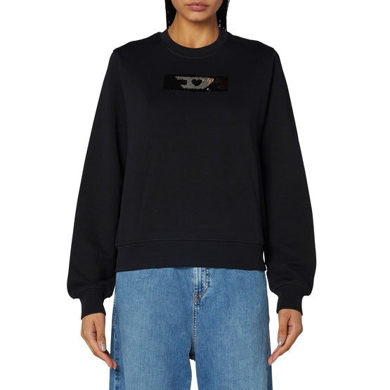 Women F-Reggy-Seq Sweat-Shirt - Black