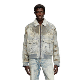 Men D-Muddy-Fsf Jacket - Light Blue
