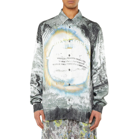 Men S-Gacy Shirt - Grey Multi