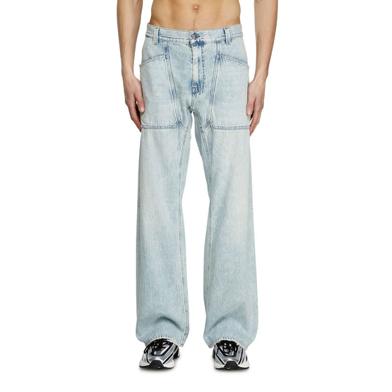 Men D-Zeta L.30 Trousers - Blue