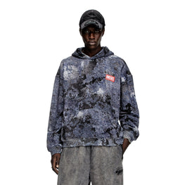 Men S-Boxt-Hood-R8 Sweat-Shirt - Charcoal