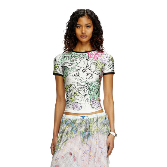 Women T-Uncutie-Long-Q2 T-Shirt - Off White