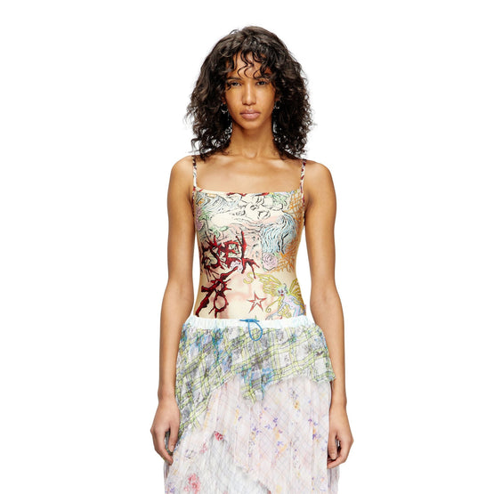 Women T-Assa Top - Wheat