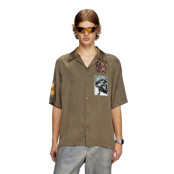 Men S-Daxhe Shirt - Ivy Green