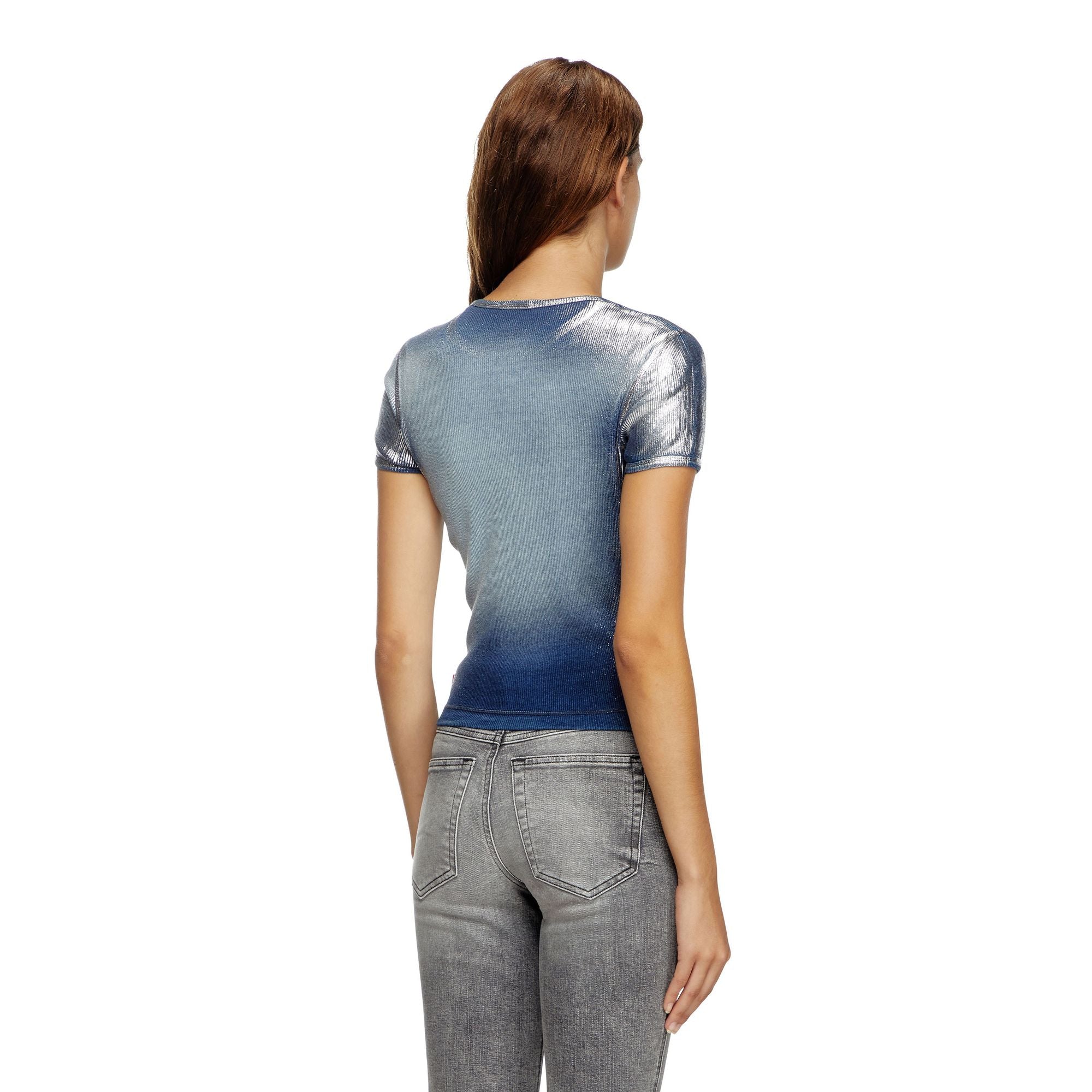 Women T-Ele-Long-Q1 T-Shirt - Blue