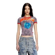 Women T-Uncuties-Short-Q1 T-Shirt - Purple