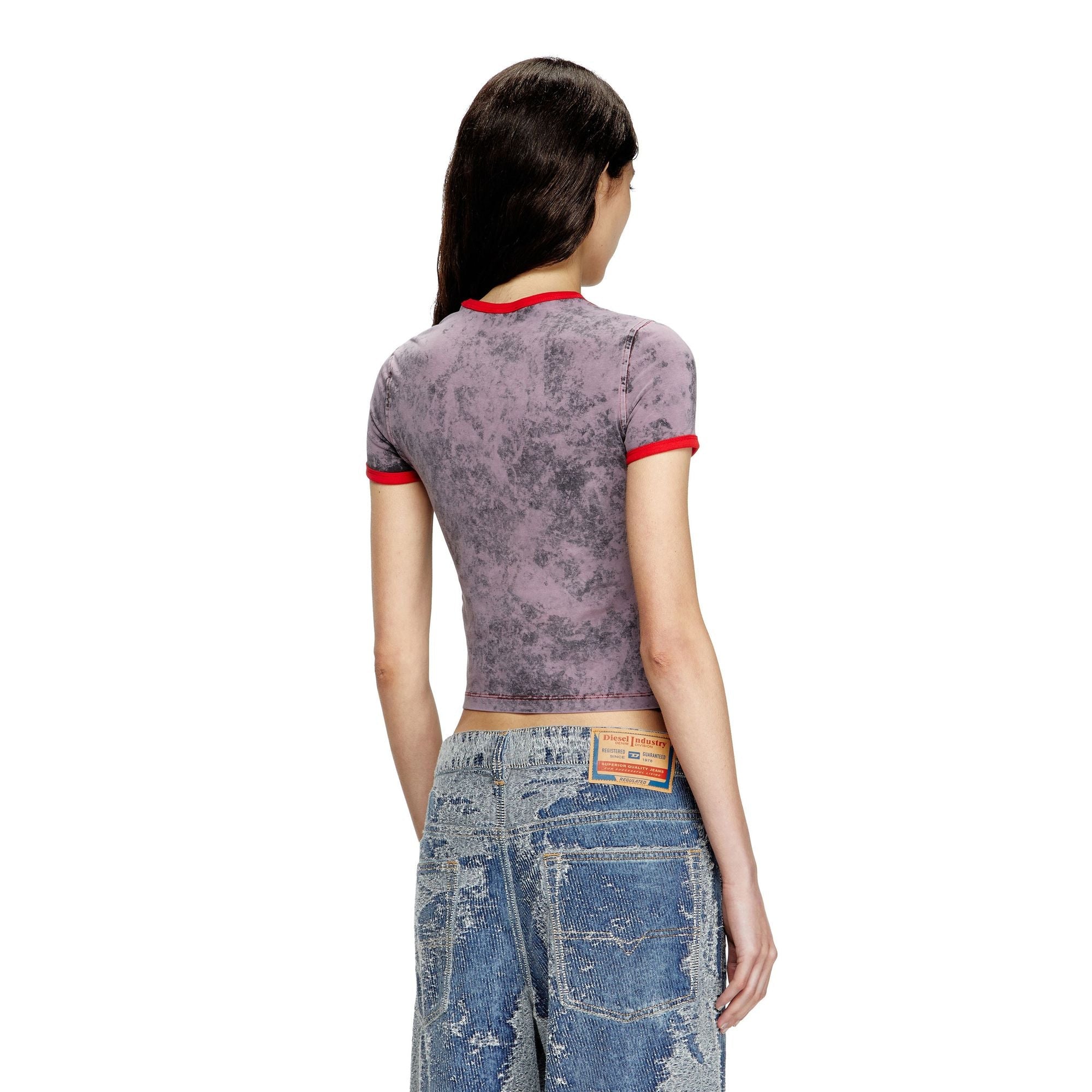 Women T-Uncuties-Short-Q1 T-Shirt - Purple