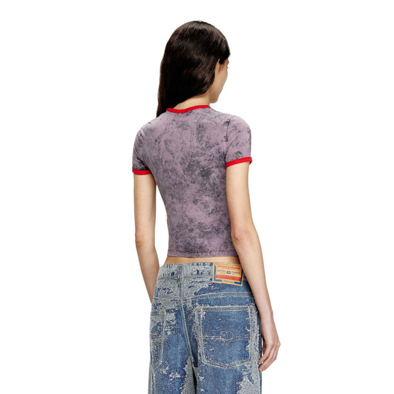 Women T-Uncuties-Short-Q1 T-Shirt - Purple
